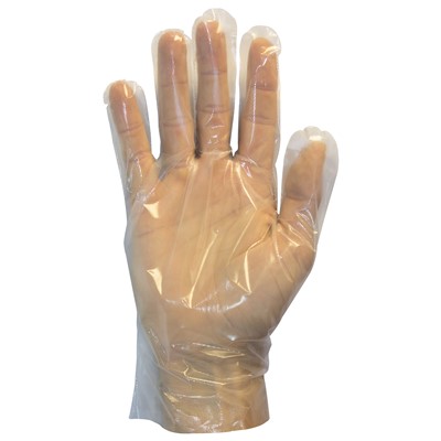 Safety Zone 3mil Copolymer Clear Disposable Gloves POLYCP-XL