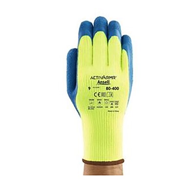 Ansell ActivArmr Latex Coated Gloves 80-400-09