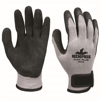 MCR Safety FlexPlus Rubber Coated Gloves 9688V-LG