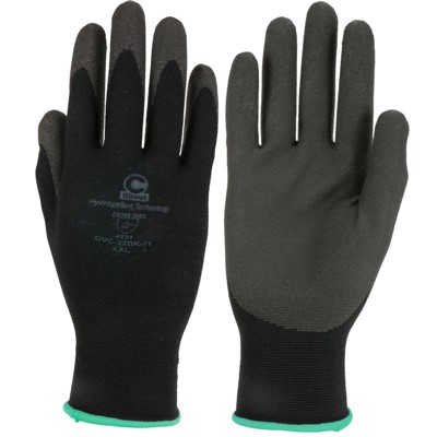 C Street15 Gauge Foam PVC Coated Gloves 22BK-11