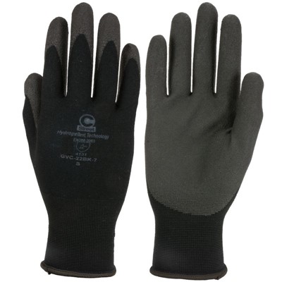 C Street15 Gauge Foam PVC Coated Gloves 22BK-7
