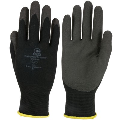 C Street15 Gauge Foam PVC Coated Gloves 22BK-8