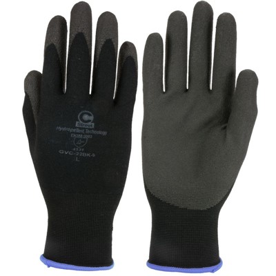 C Street15 Gauge Foam PVC Coated Gloves 22BK-9