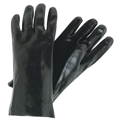 Single Dip PVC Coated Waterproof Gloves 230BI