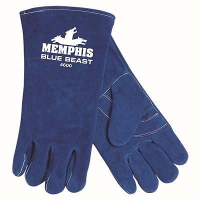 - MCR Safety 4600 Blue Beast Welding Gloves