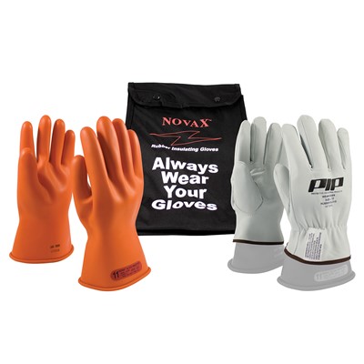 - PIP Novax Class 0 Electricians Glove Kit ORG