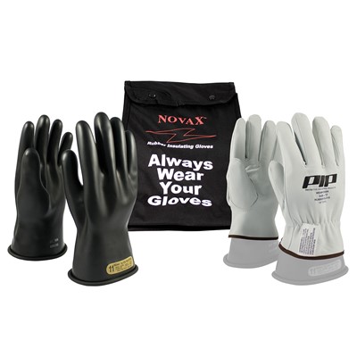- PIP Novax Class 00 Electricians Glove Kit BLK