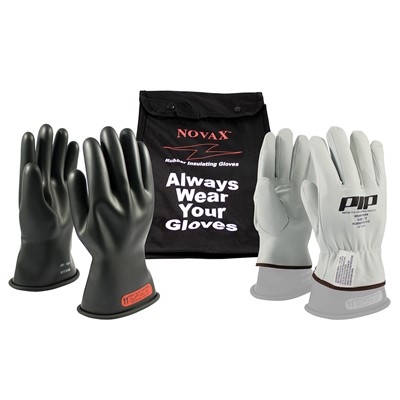 - PIP Novax Class 0 Electricians Glove Kit BLK