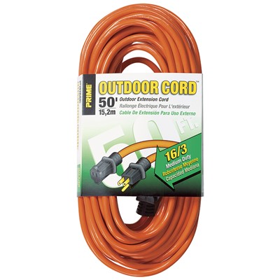 50 Foot Extra Medium Duty Outdoor Extension Cord
