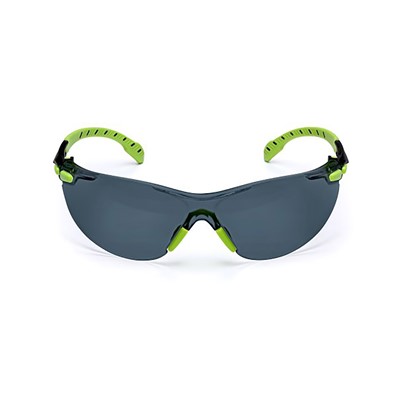 3M Solus Anti-Fog Green Rim Dark Lens Safety Glasses S1202SGAF-KT