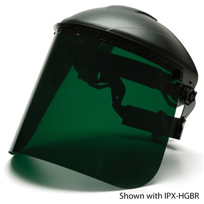 Pyramex Green Tinted Face Shield S1035