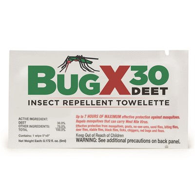 Coretex BugX 30 Insect Repellent Case of 300 Towelettes