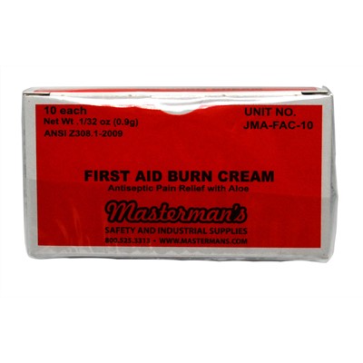 Masterman's First Aid Burn Cream - Pack of 10