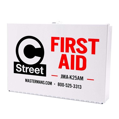 C Street 25 Person ANSI Class A First Aid Kit K25AM