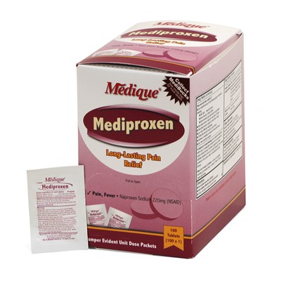 Medique Mediproxen Pain Reliever Tablets - 100 Pack Box