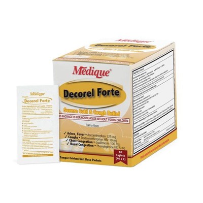 Medique Decorel Forte Plus Severe Cold & Cough Relief Tablets 43580