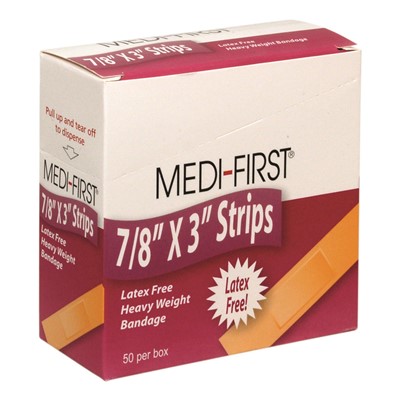 Medi-First Woven Adhesive Bandages - Box of 50