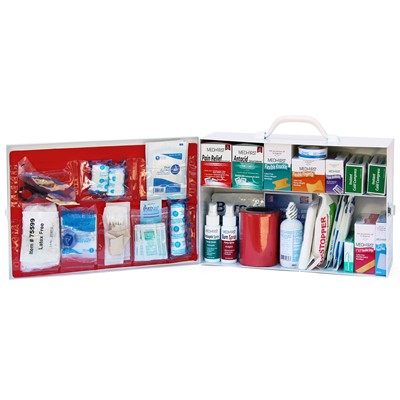 ANSI Class B Medi-First First 2 Shelf Aid Cabinet 756ANSI