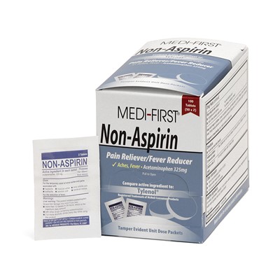 - Medi-First Non-Aspirin Tablets