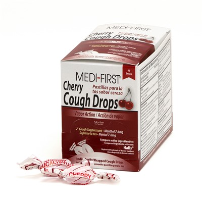 Medi-First Cough Drops Box of 50 Packs 81550