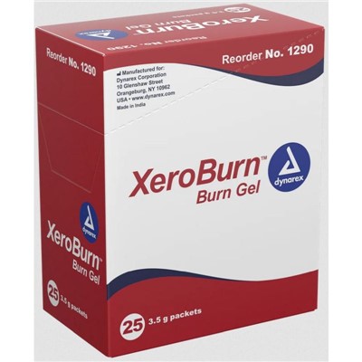 XeroBurn Gel Treatment Packets Box of 25