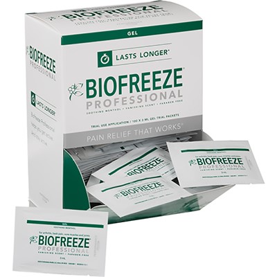 McKesson Topical Pain Relief Biofreeze - Box of 100 Packets