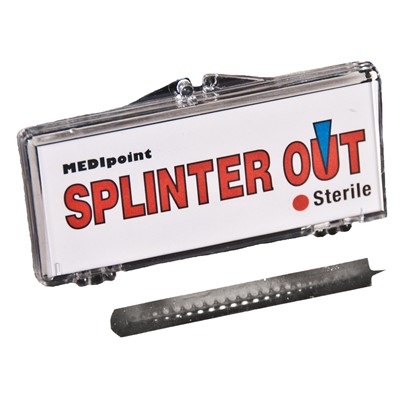MEDIpoint Sterile Splinter Out Tweezers for Splinter Remover