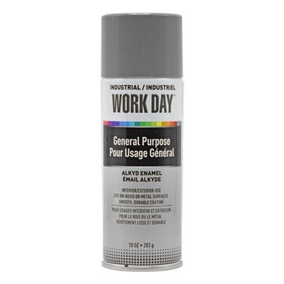 Krylon Work Day General Purpose Gray Spray Paint A04405