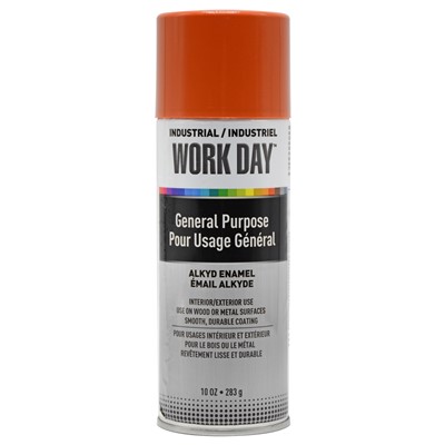 Krylon Work Day General Purpose Orange Spray Paint A04413