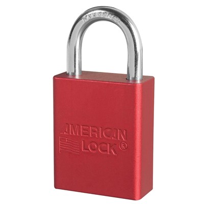 Master Lock Anodized Red Aluminum Safety Padlock A1105-RED
