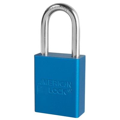 Master Lock Anodized Blue Aluminum Safety Padlock A1106-BLU