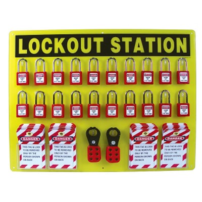 19in x 24in Lockout Station Board With - LOT-LOS20