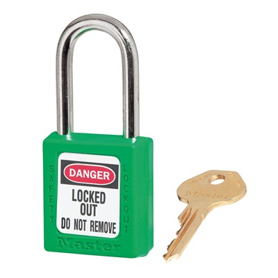 Master Lock Safety Lockout Green Padlock