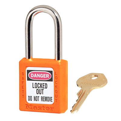 Master Lock Safety Lockout Orange Padlock