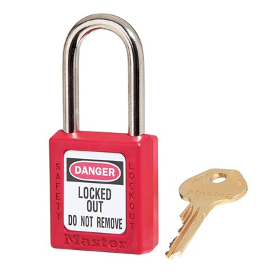 Master Lock Safety Lockout Red Padlock