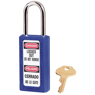 Master Lock Safety Lockout Blue Padlock