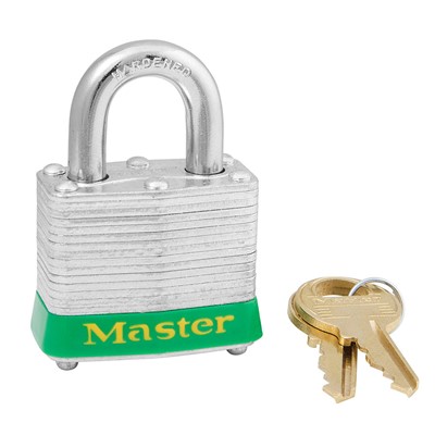Master Lock Green Lockout Padlock