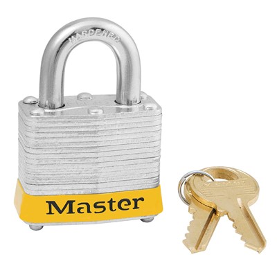 Master Lock Yellow Lockout Padlock