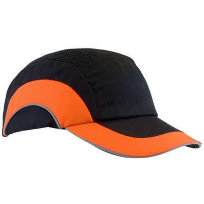 PIP A1+ Hi Vis Orange and Black Baseball Style Bump Cap ABR170-18