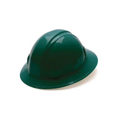Pyramex SL Series Full Brim Green Hard Hat HP24135