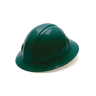 Pyramex SL Series Full Brim Green Hard Hat HP26135