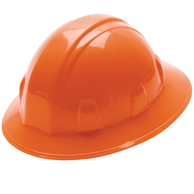 Pyramex SL 6-Point Ratchet Orange Full Brim Hard Hat HP26140