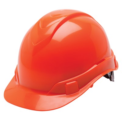 Pyramex Ridgeline 6-Point Ratchet Hi Vis Orange Hard Hat HP46141