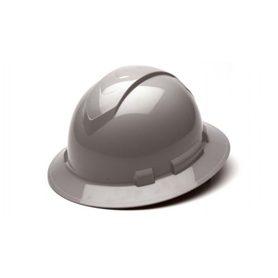 Pyramex Ridgeline Full Brim Gray Hard Hat HP54112