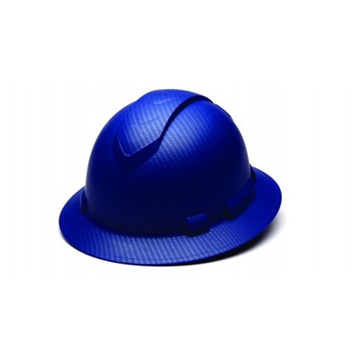 Pyramex Ridgeline Full Brim Matte Blue Hard Hat HP54122