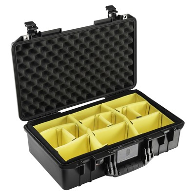 Pelican Medium Airline Case with Padded Dividers 1525AIRWD-BLK