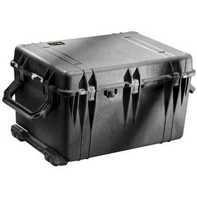 Pelican Black Large Protector Case with Wheels 1660-BLK