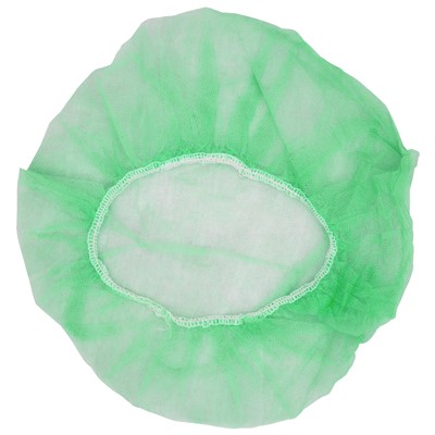 Safety Zone Green Bouffant Cap PPG-B-24