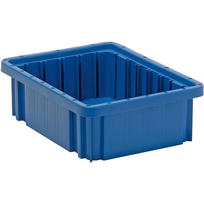 Quantum 3-1/2" Tall Blue Dividable Grid Container - Case of 20