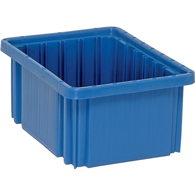Quantum 5" Tall Blue Dividable Grid Container - Case of 20